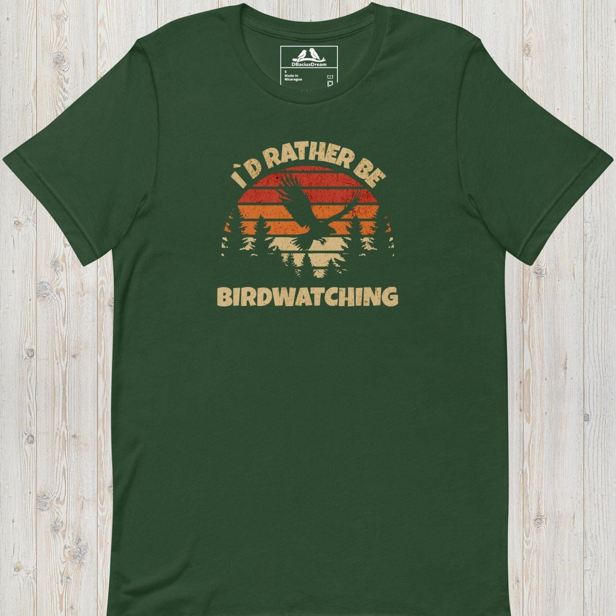 Id Rather Be Birdwatching Unisex t-shirt