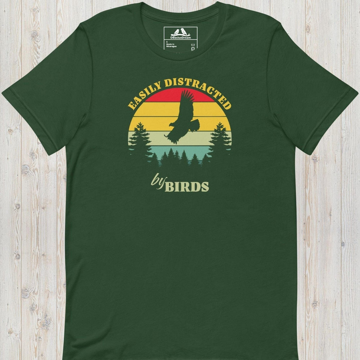 Easily Distracted By Birds Unisex t-shirt