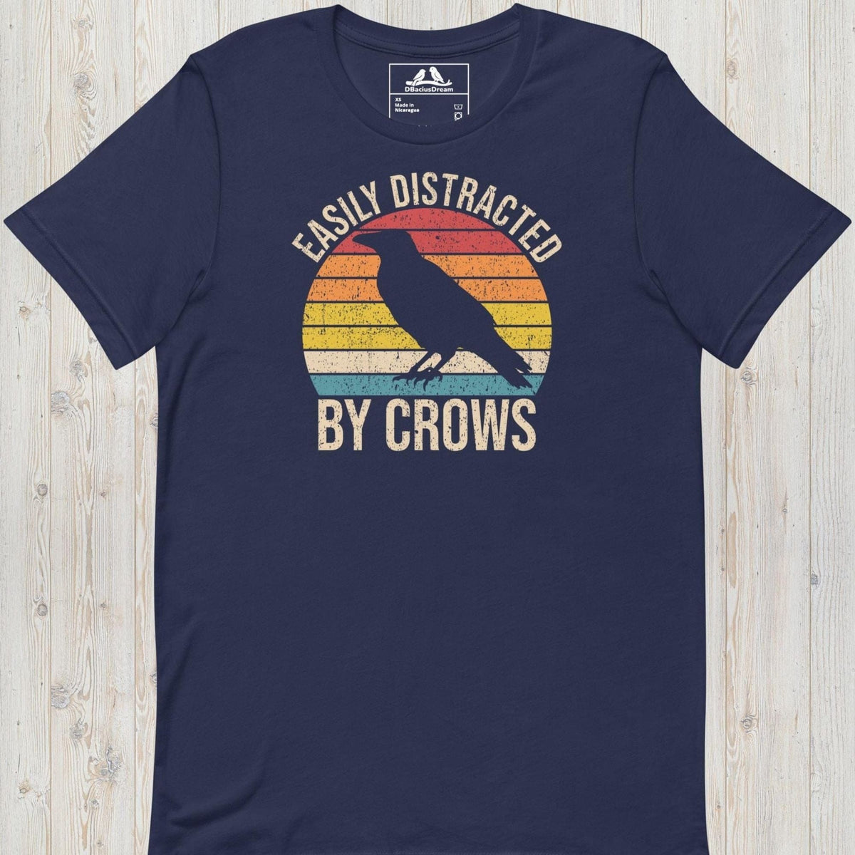 Easily Distracted By Crows Unisex t-shirt