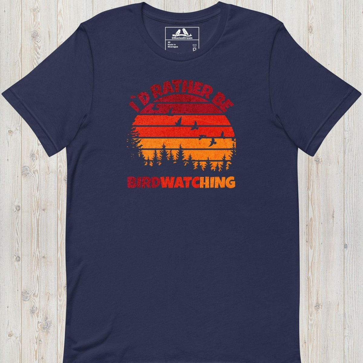 Id Rather Be Birdwatching Unisex t-shirt