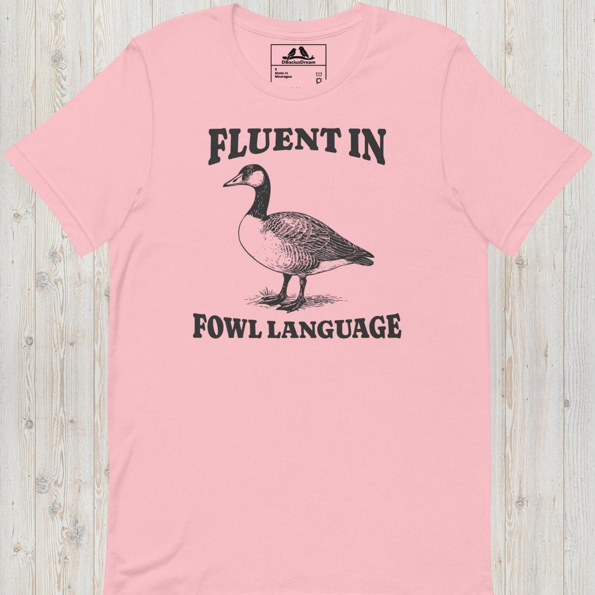 Fluent In Fowl Language Unisex t-shirt