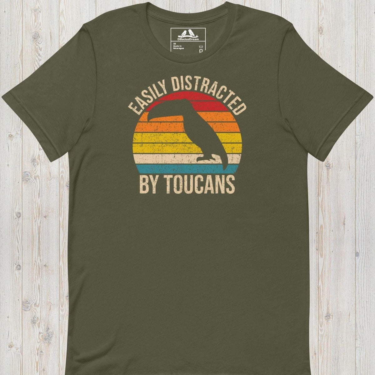 Easily Distracted By Toucans Unisex t-shirt