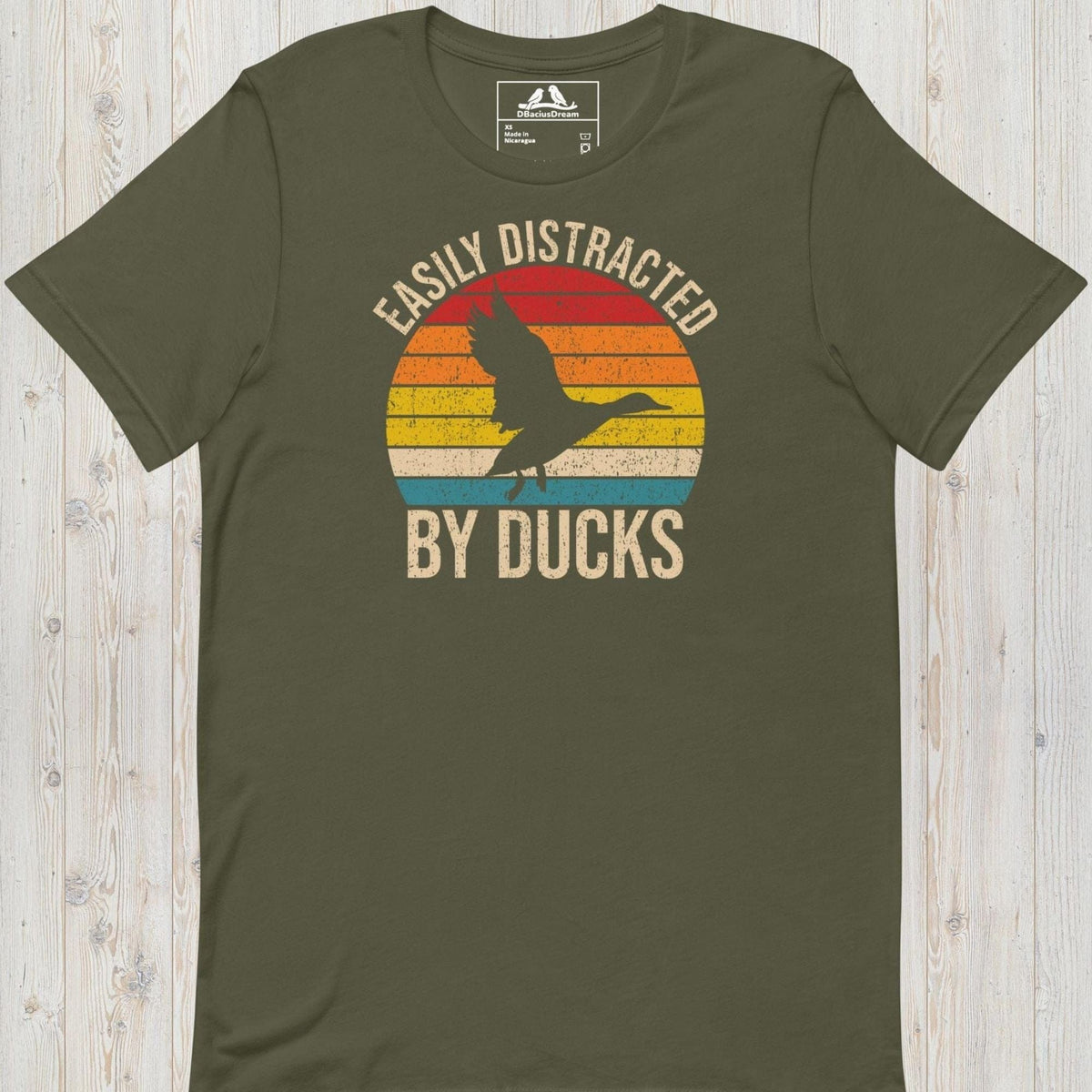 Easily Distracted By Ducks Unisex t-shirt