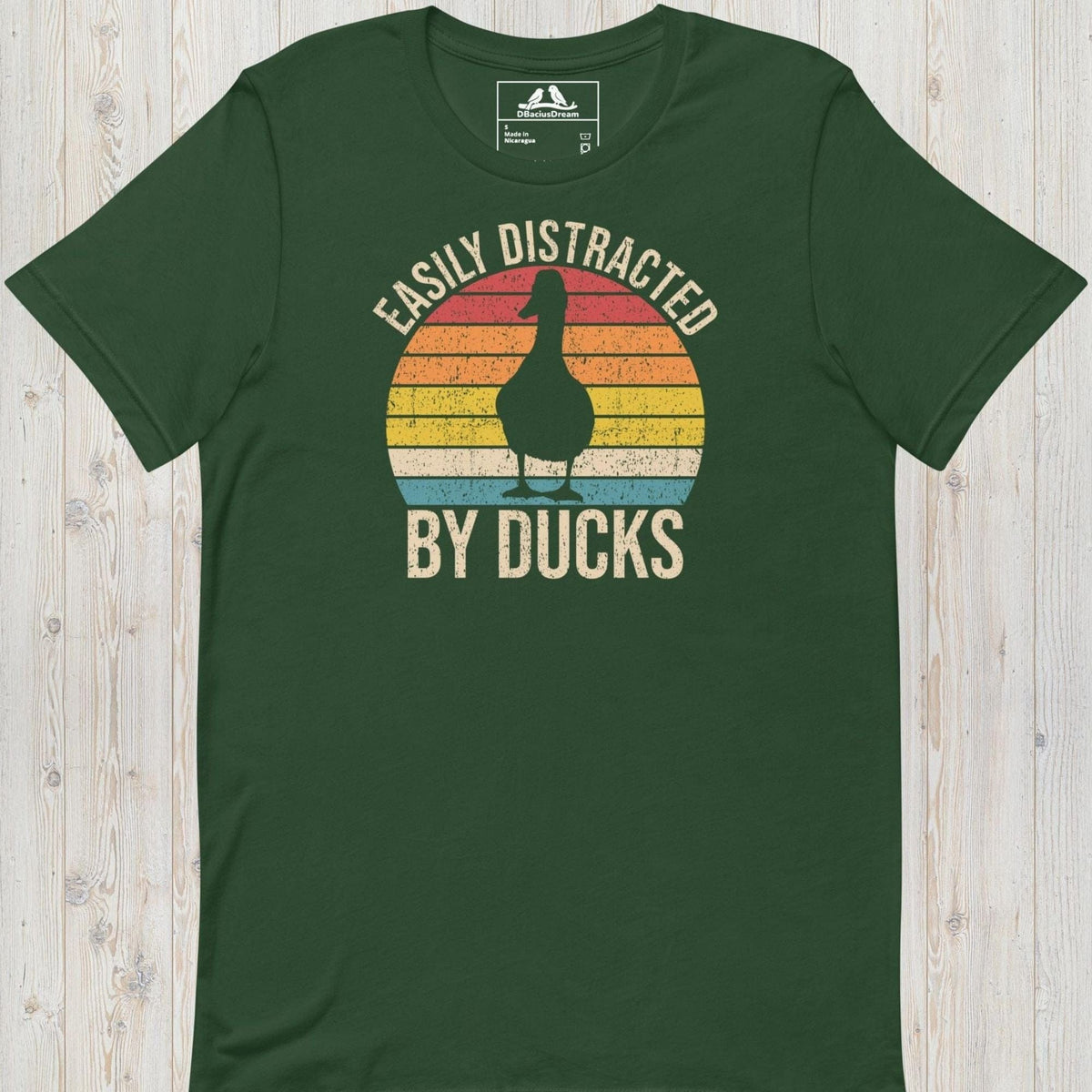 Easily Distracted By Ducks Unisex t-shirt
