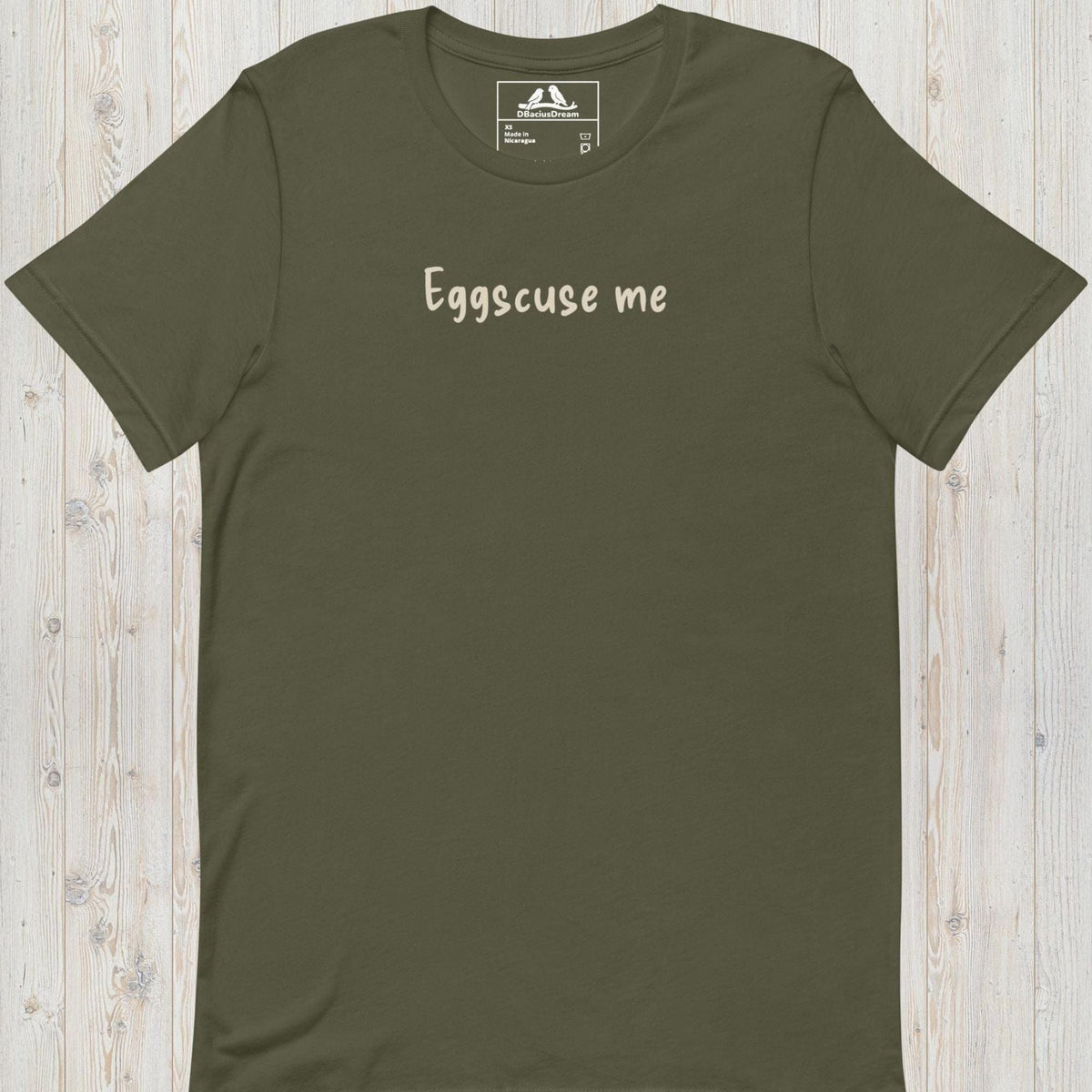 Eggscuse Me Unisex t-shirt