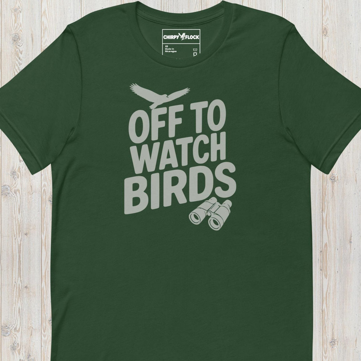 Off To Watch Birds t-shirt