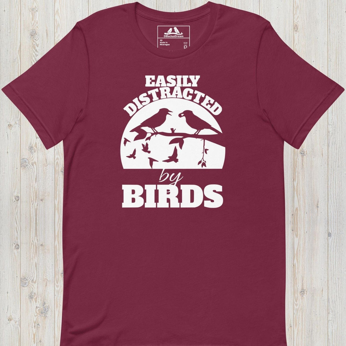 Easily Distracted By Birds Unisex t-shirt