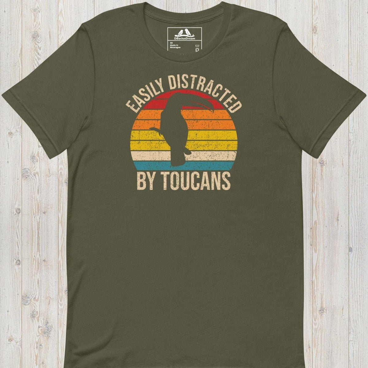 Easily Distracted By Toucans Unisex t-shirt