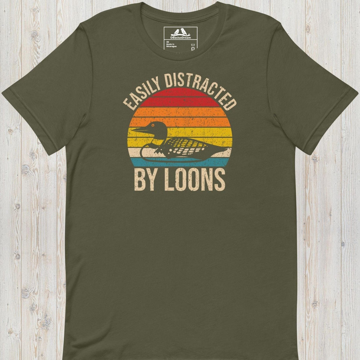 Easily Distracted By Loons  Unisex t-shirt