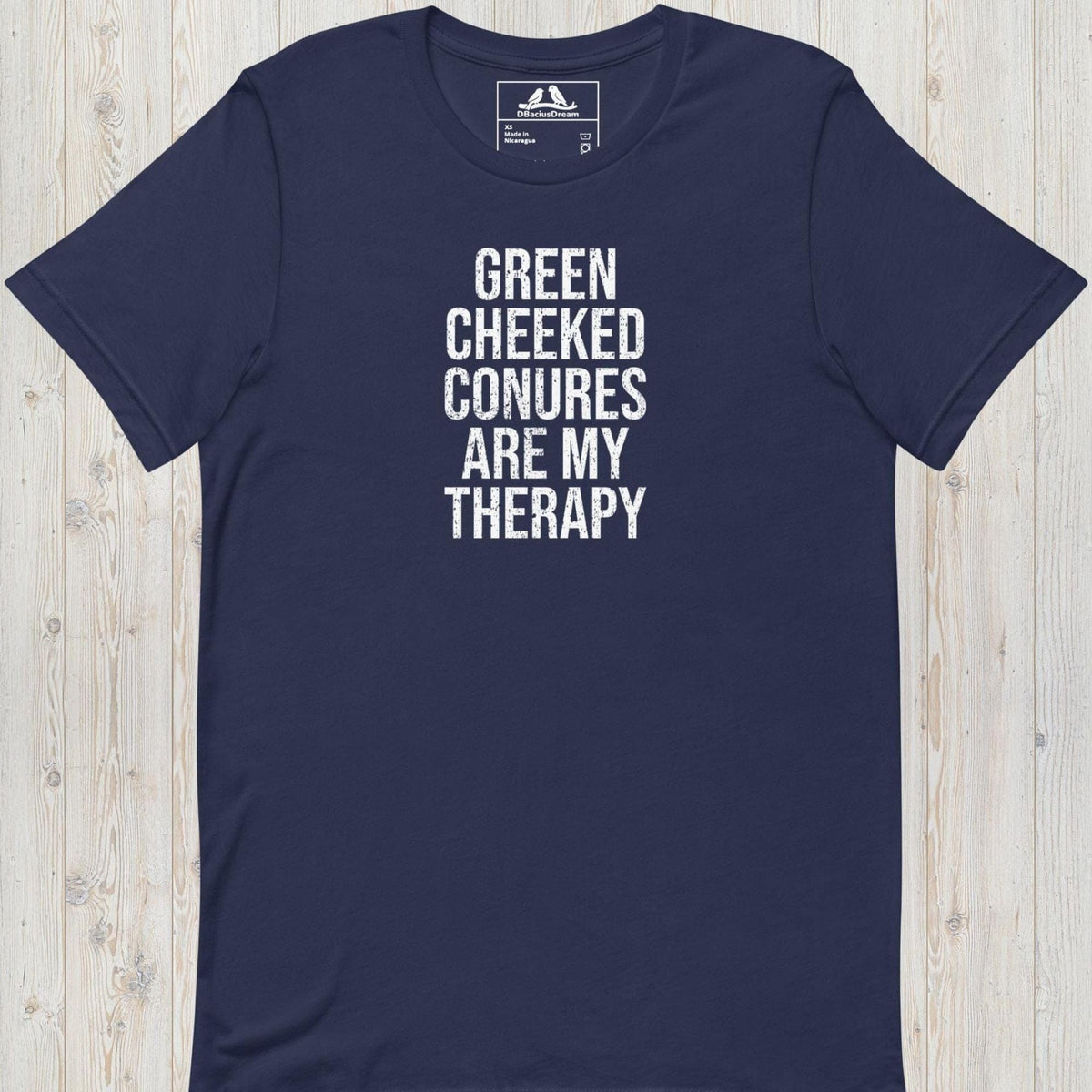 Green Cheeked Conures Are My Therapy Unisex t-shirt