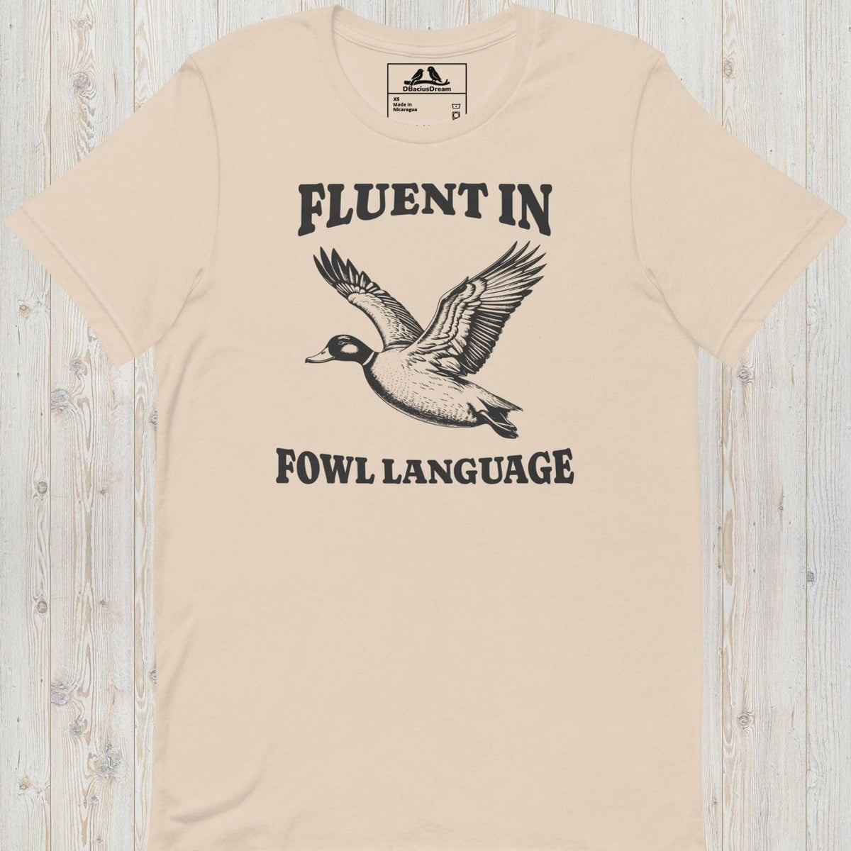 Fluent In Fowl Language Unisex t-shirt