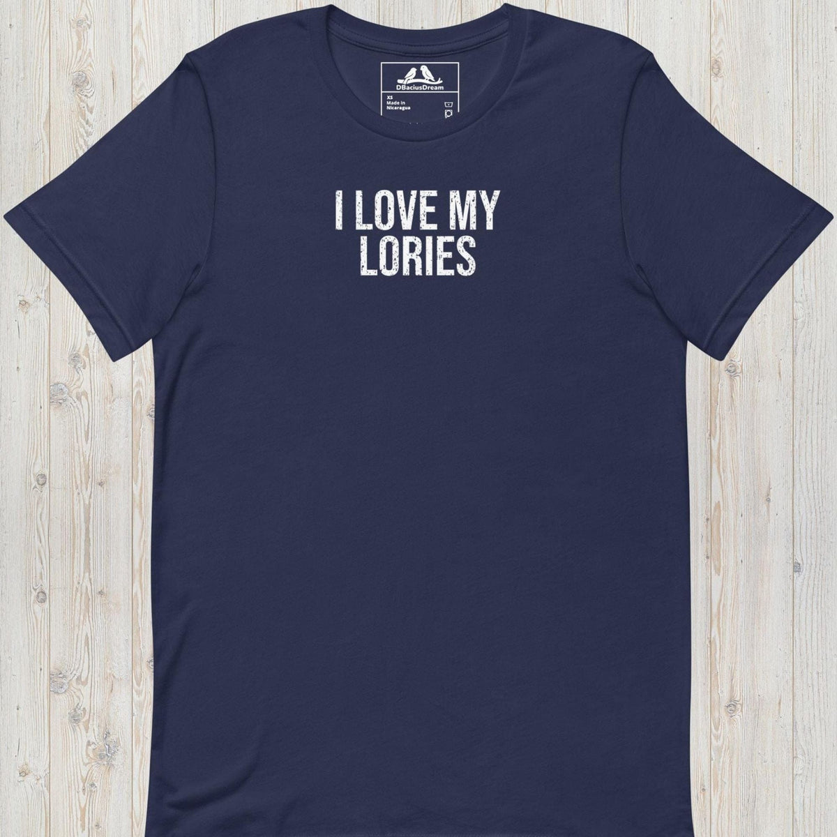 I Love My Lories Unisex t-shirt