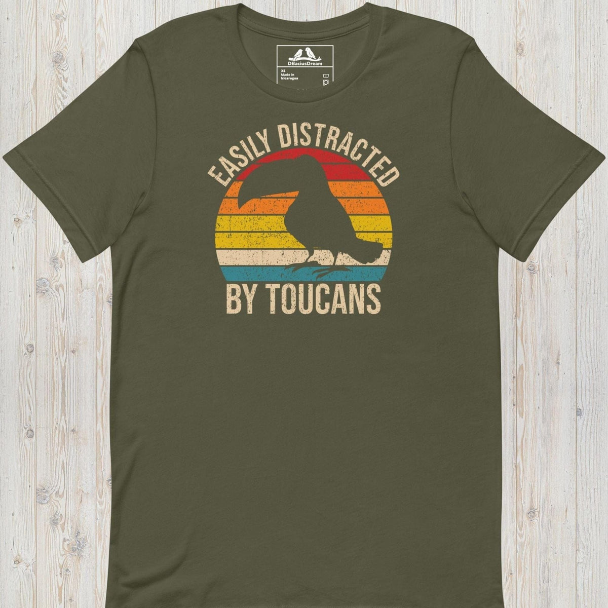 Easily Distracted By Toucans Unisex t-shirt