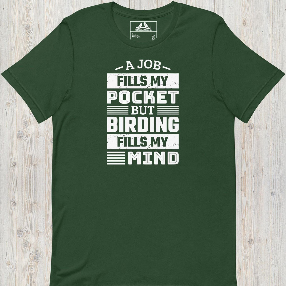 Birding Fills My Mind Unisex t-shirt