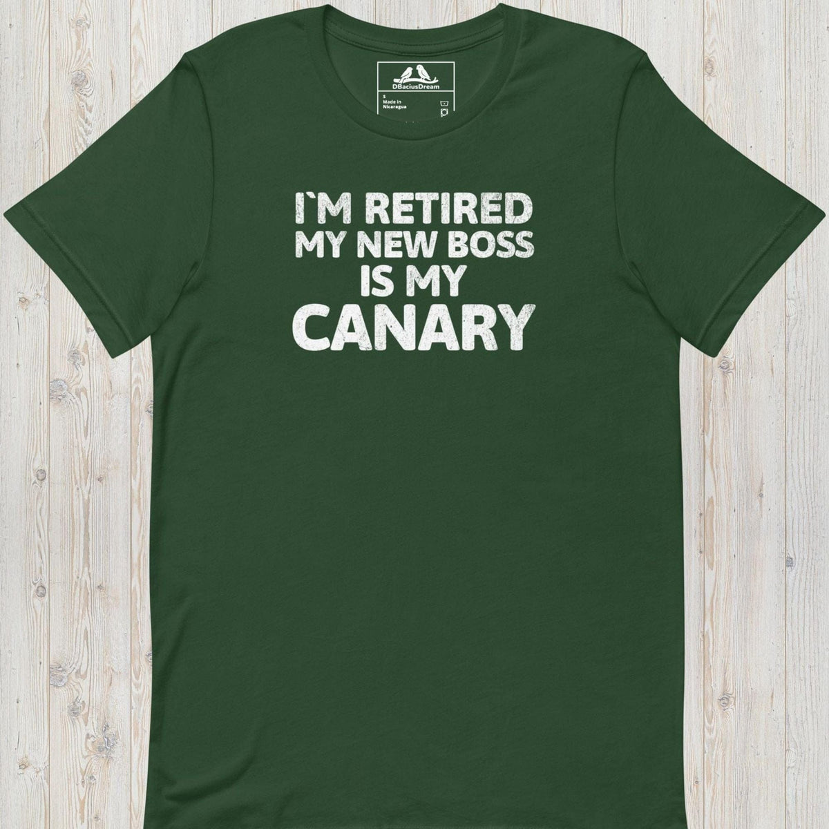 My New Boss Is My Canary Unisex t-shirt