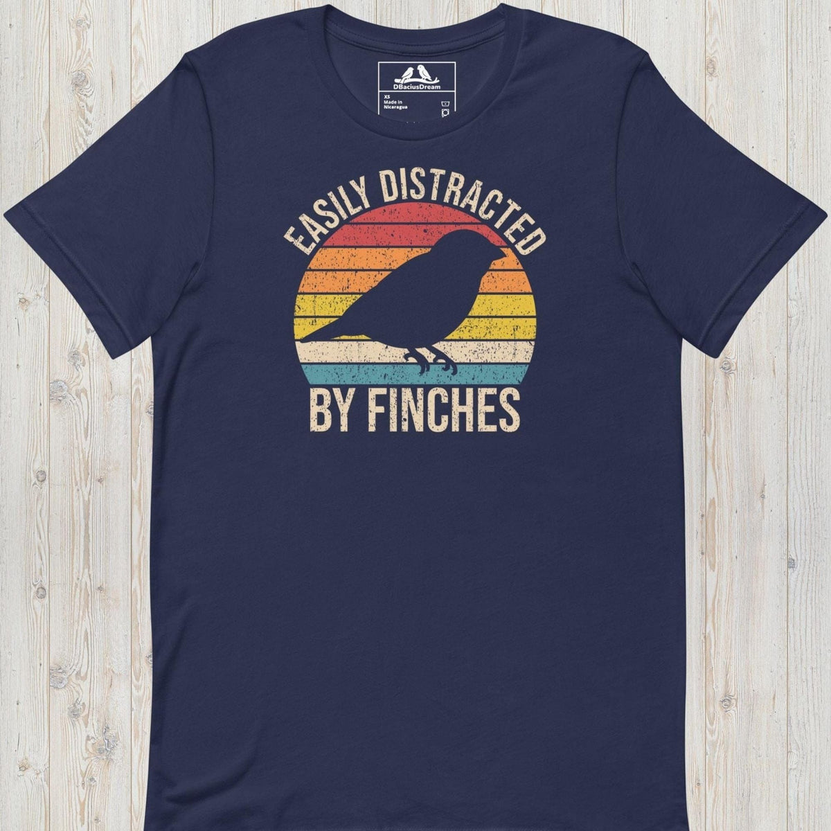 Easily Distracted By Finches Unisex t-shirt