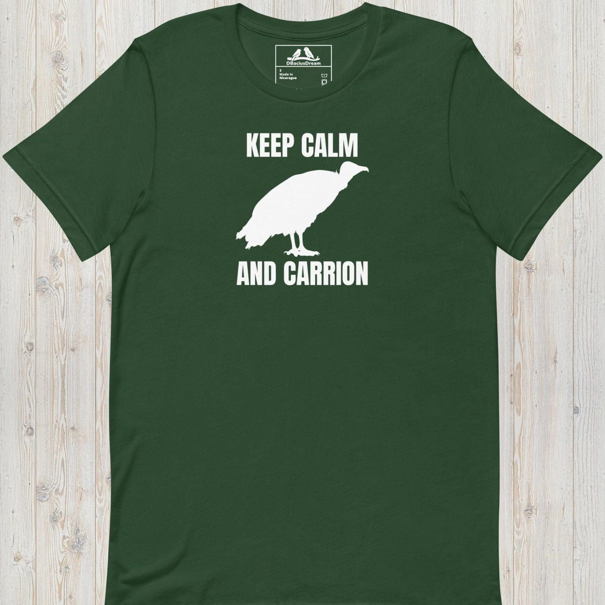 Keep Calm And Carrion Unisex t-shirt