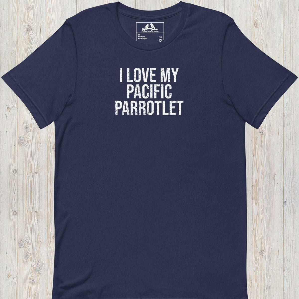 I Love My Pacific Parrotlet Unisex t-shirt