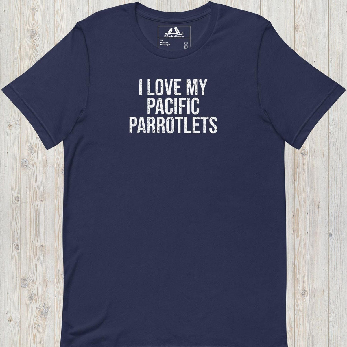 I Love My Pacific Parrotlets Unisex t-shirt