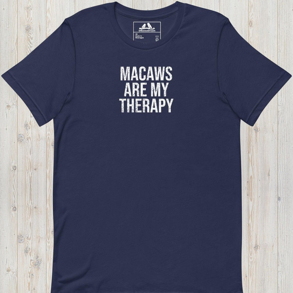 Macaws Are My Therapy Unisex t-shirt