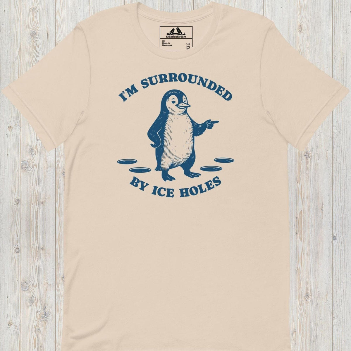 Surrounded By Ice Holes Unisex t-shirt