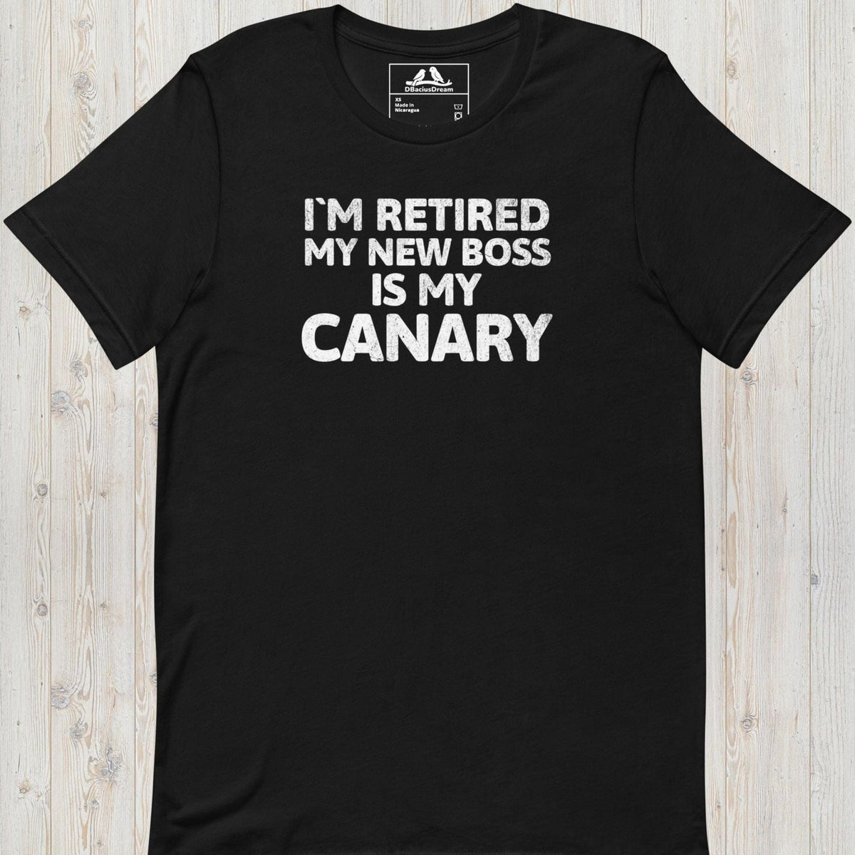 My New Boss Is My Canary Unisex t-shirt