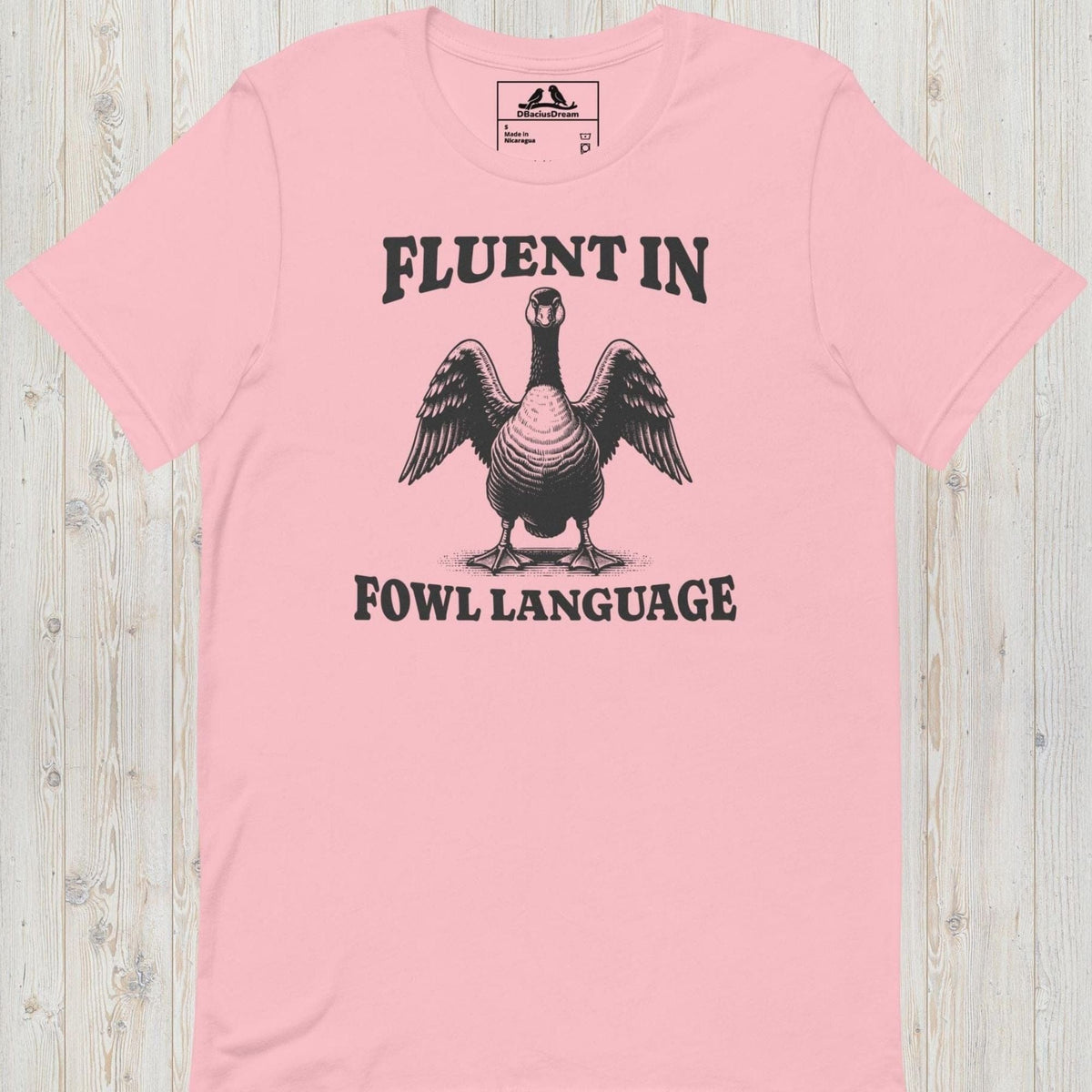 Fluent In Fowl Language Unisex t-shirt