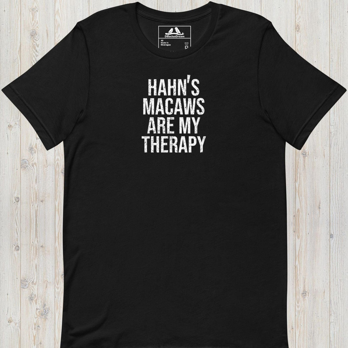Hahn`s Macaws Are My Therapy Unisex t-shirt
