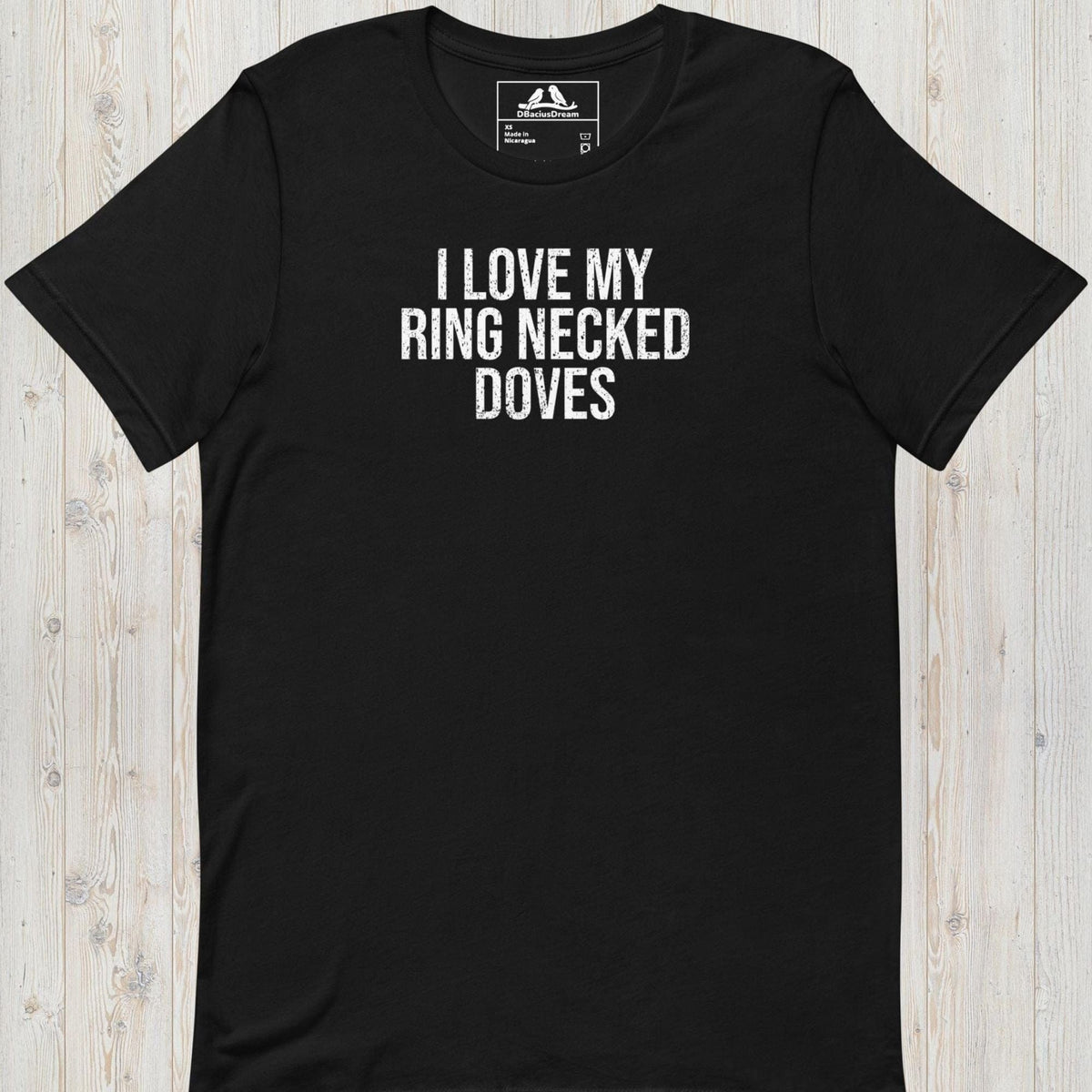 I Love My Ring Necked Doves Unisex t-shirt