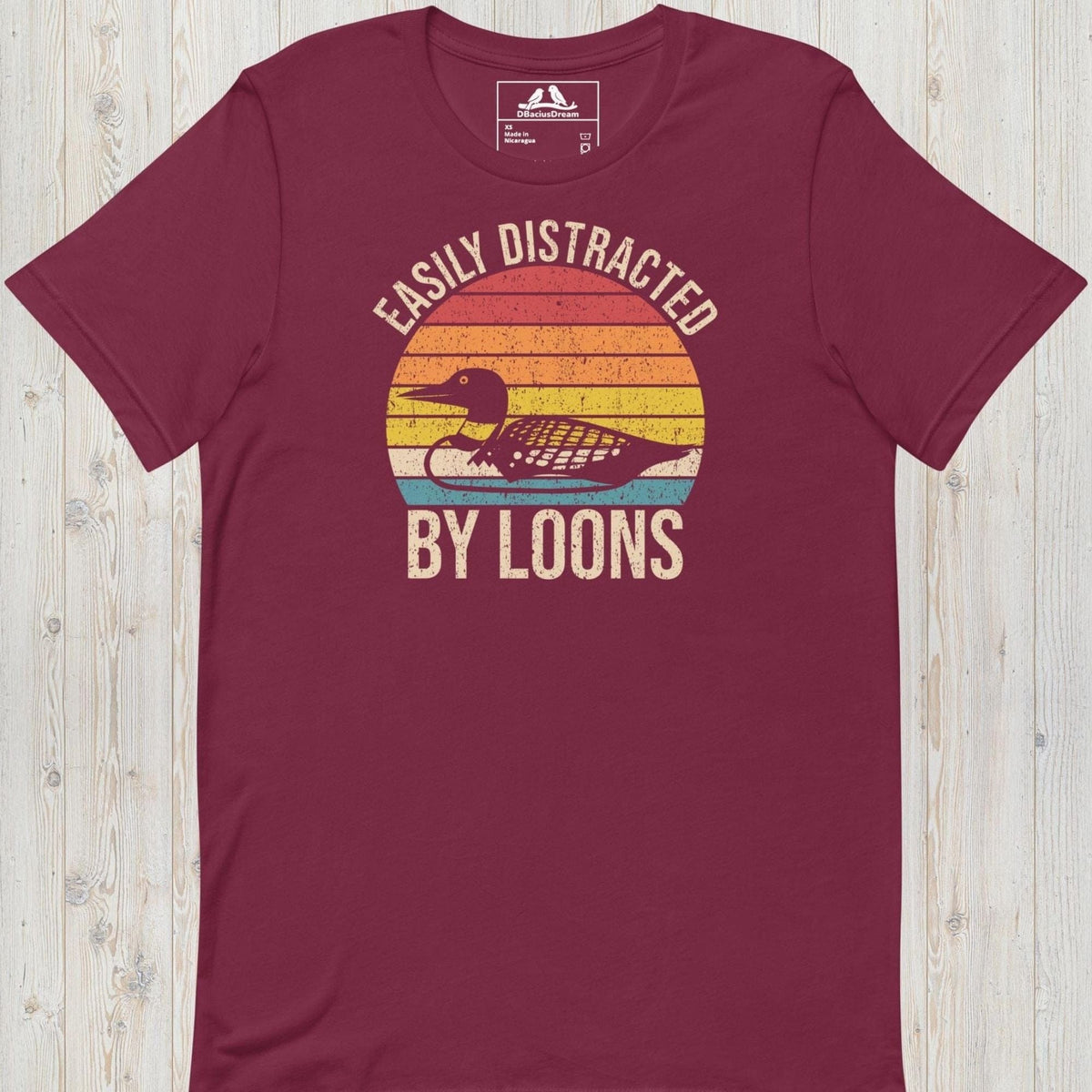 Easily Distracted By Loons  Unisex t-shirt
