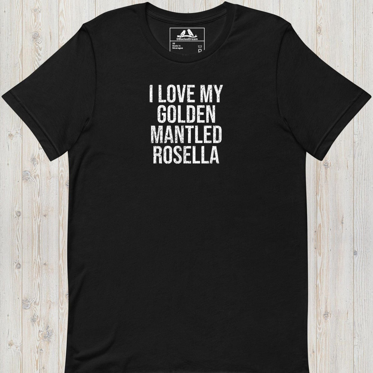 I Love My Golden Mantled Rosella Unisex t-shirt