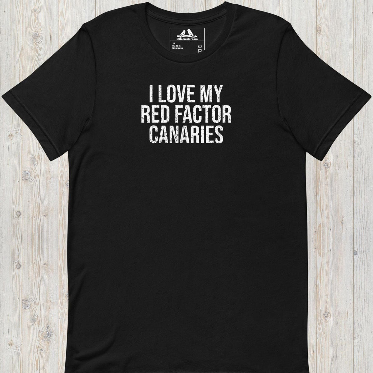 I Love My Red Factor Canaries Unisex t-shirt
