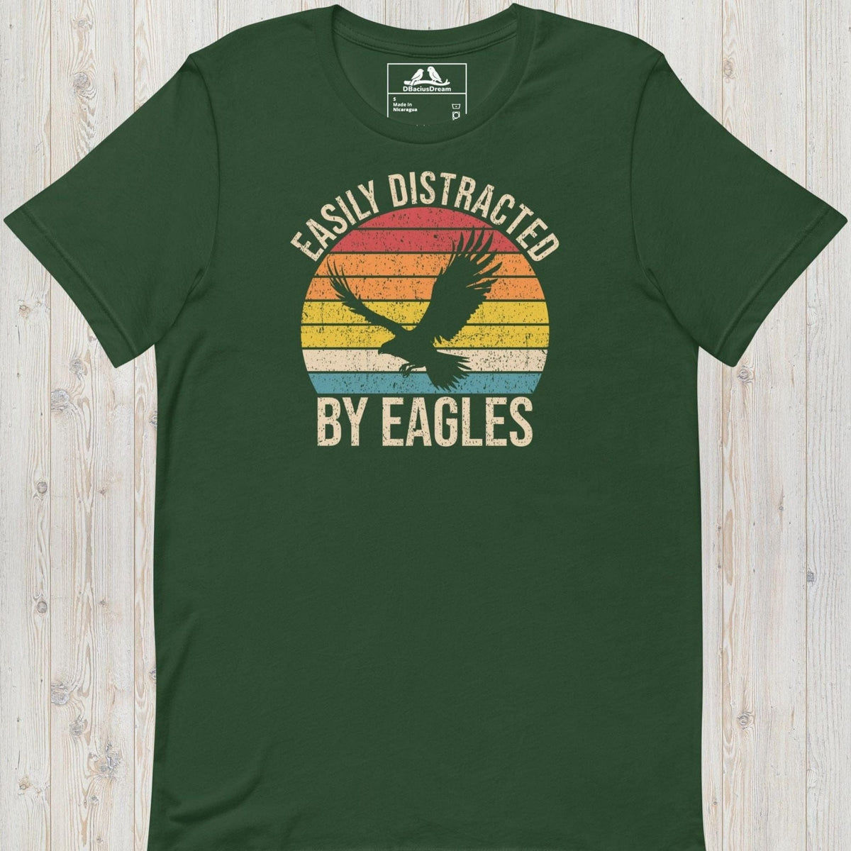 Easily Distracted By Eagles Unisex t-shirt