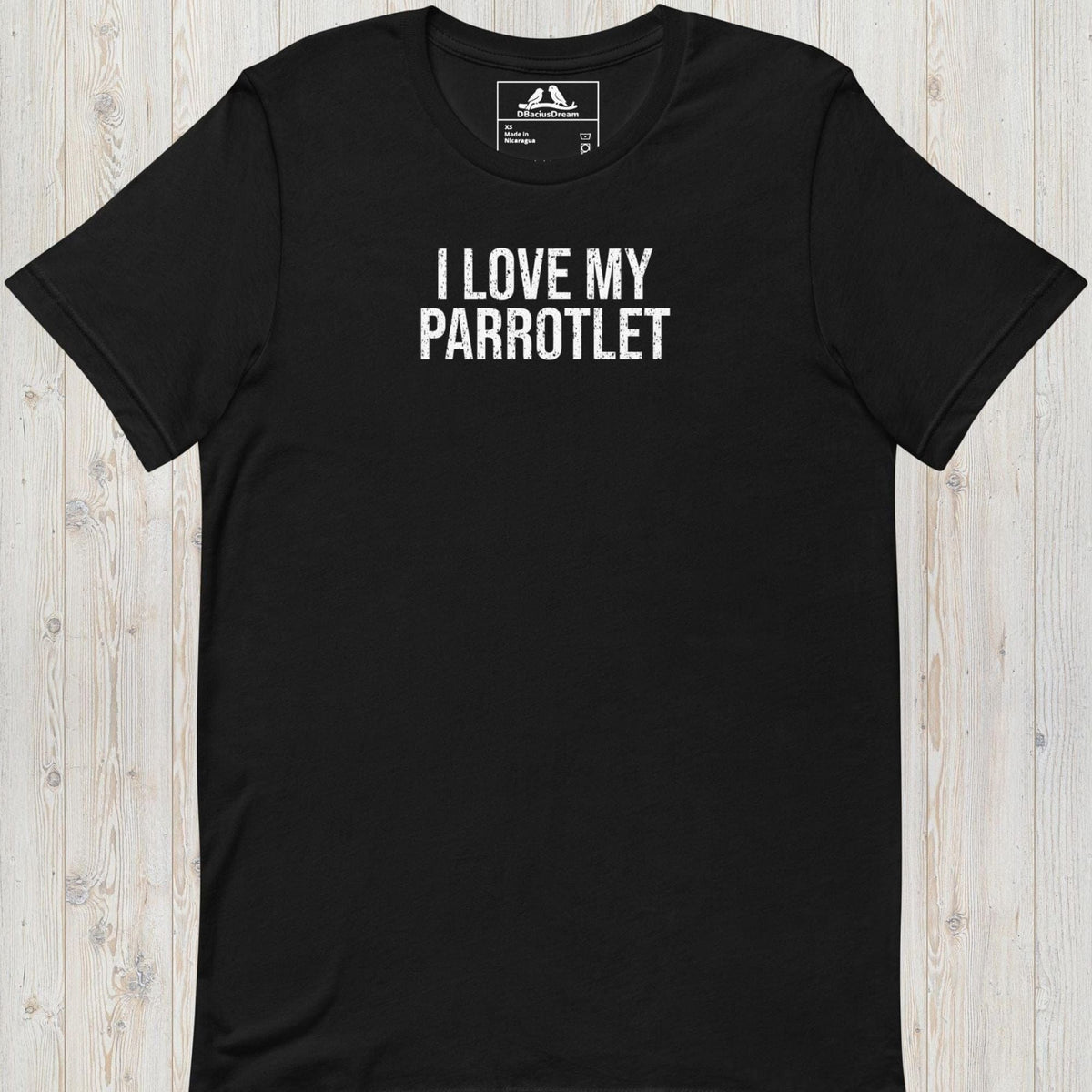 I Love My Parrotlet Unisex t-shirt
