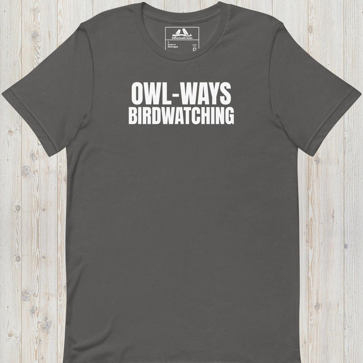 Owl-Ways Birdwatching Unisex t-shirt