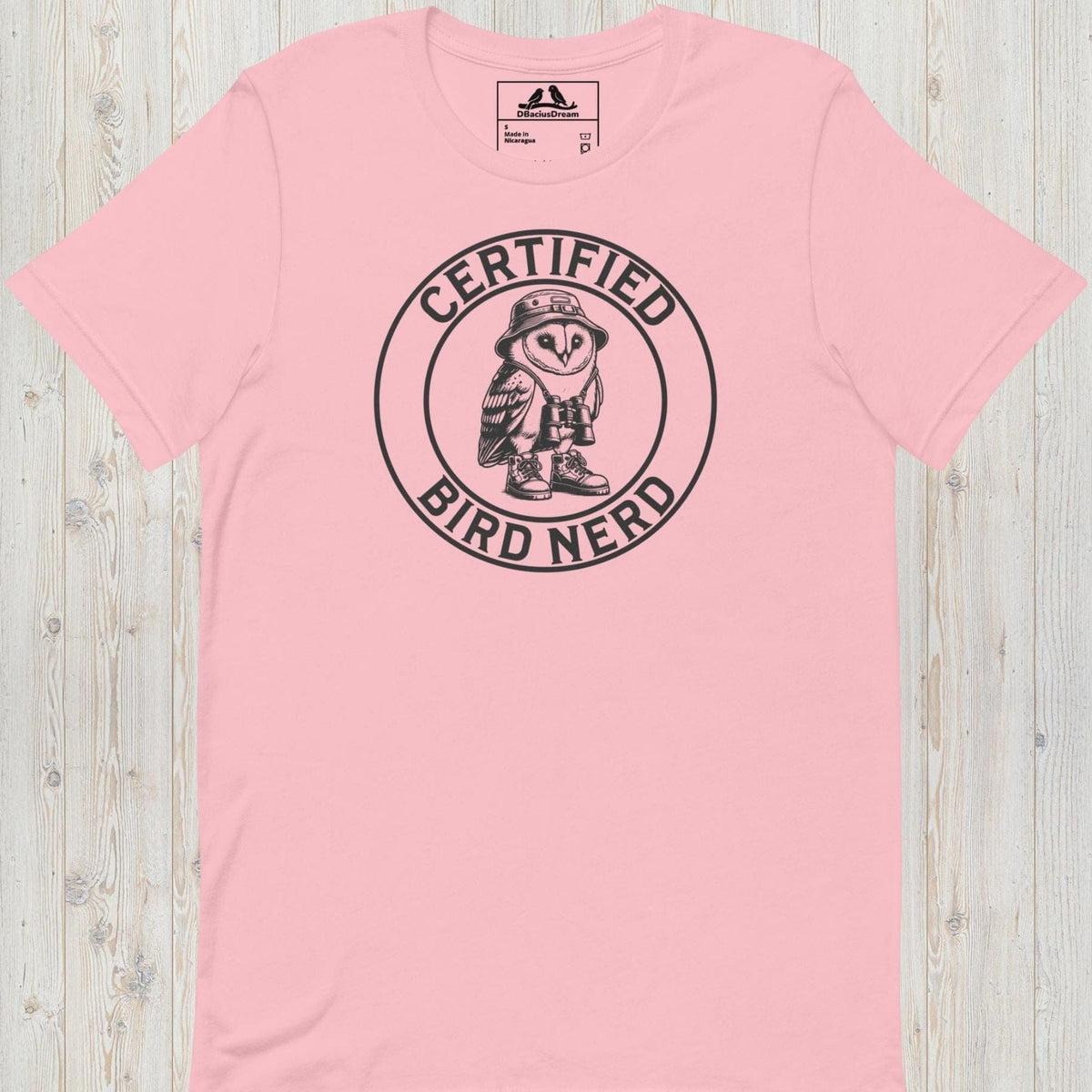 Certified Bird Nerd Unisex t-shirt