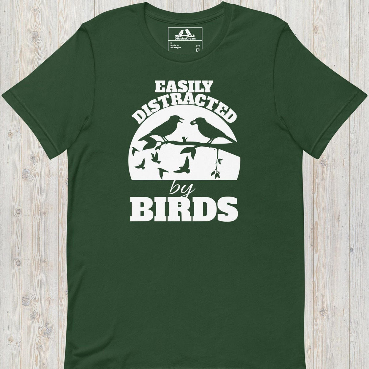 Easily Distracted By Birds Unisex t-shirt
