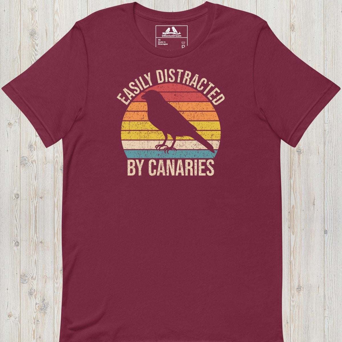 Easily Distracted By Canaries  Unisex t-shirt