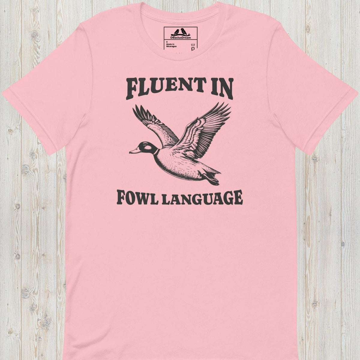 Fluent In Fowl Language Unisex t-shirt