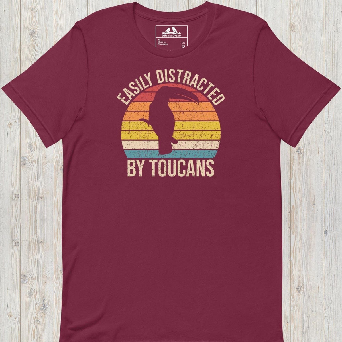 Easily Distracted By Toucans Unisex t-shirt