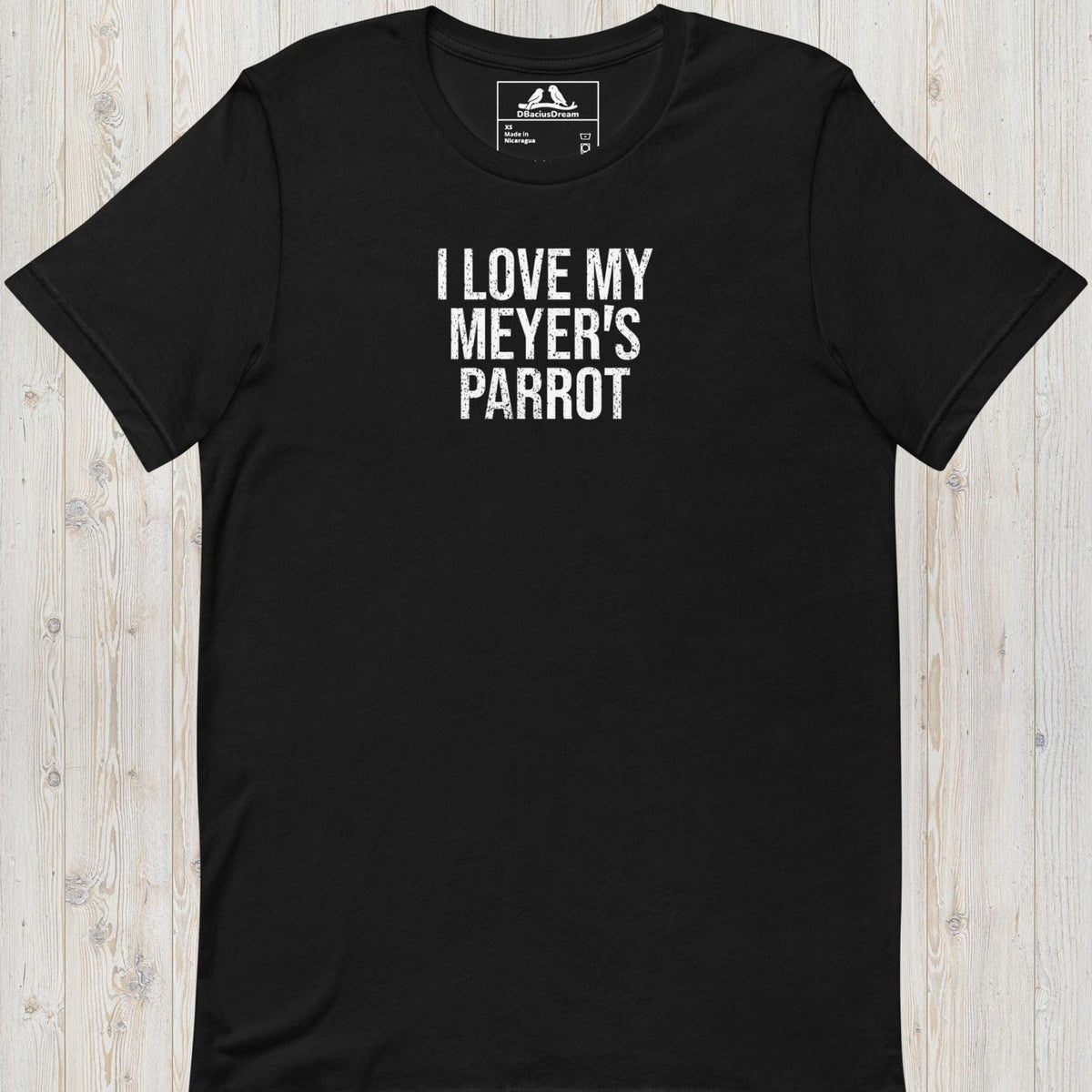 I Love My Meyer`s Parrot Unisex t-shirt