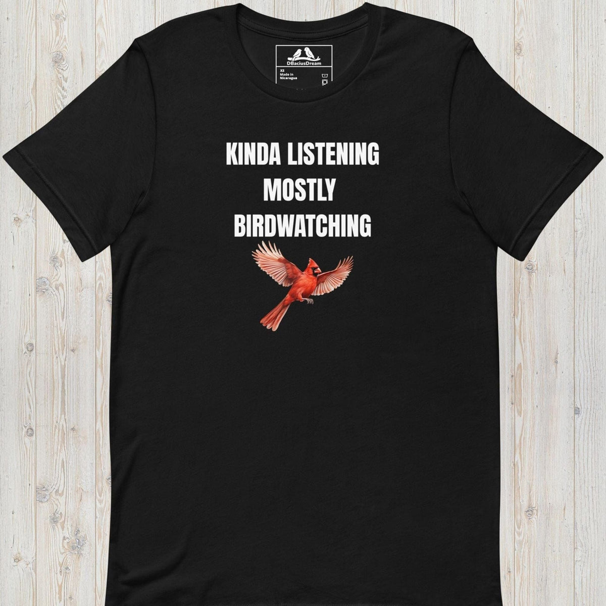 Mostly Birdwatching Unisex t-shirt