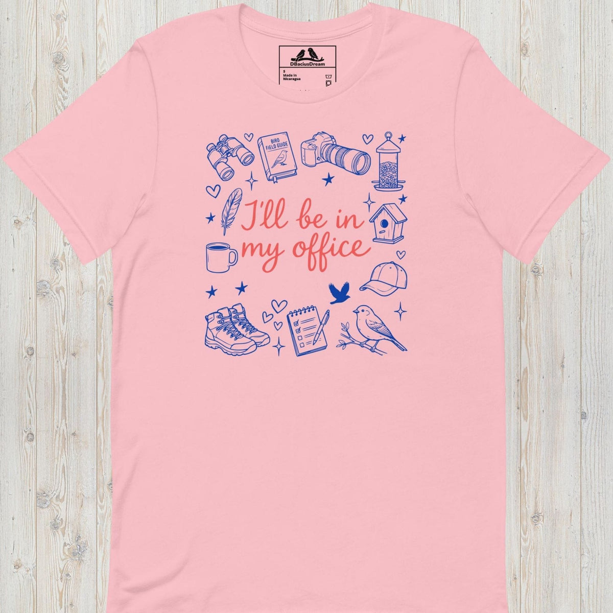 I´ll Be In My Office Birding Unisex t-shirt