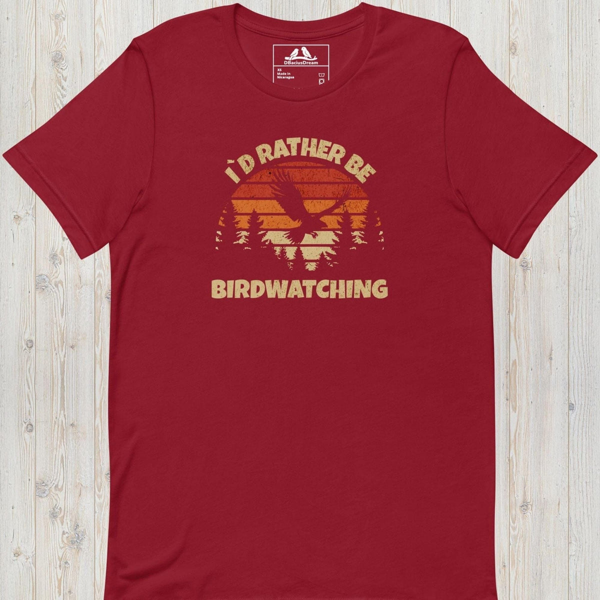Id Rather Be Birdwatching Unisex t-shirt