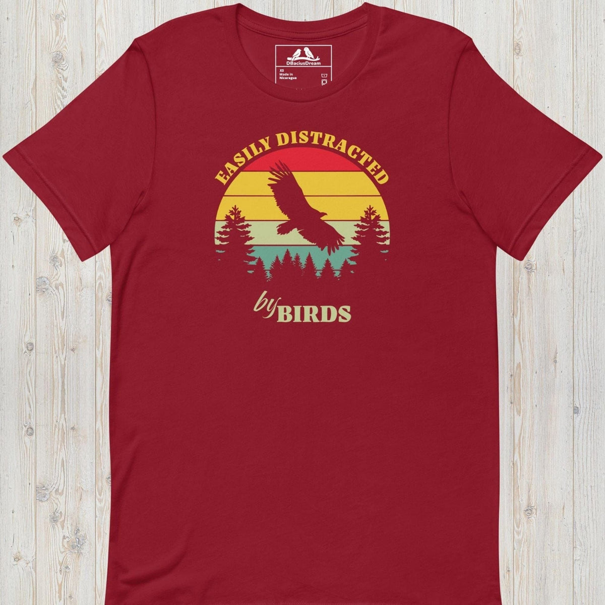 Easily Distracted By Birds Unisex t-shirt