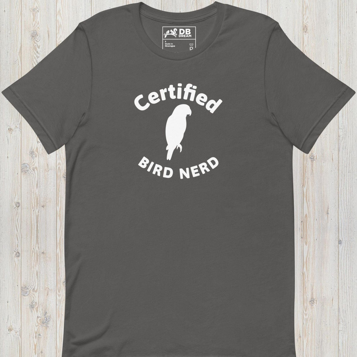 Certified Bird Nerd Unisex t-shirt