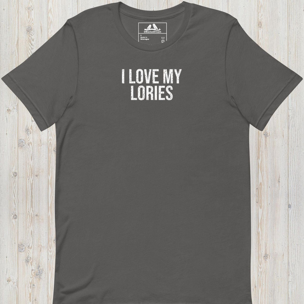 I Love My Lories Unisex t-shirt