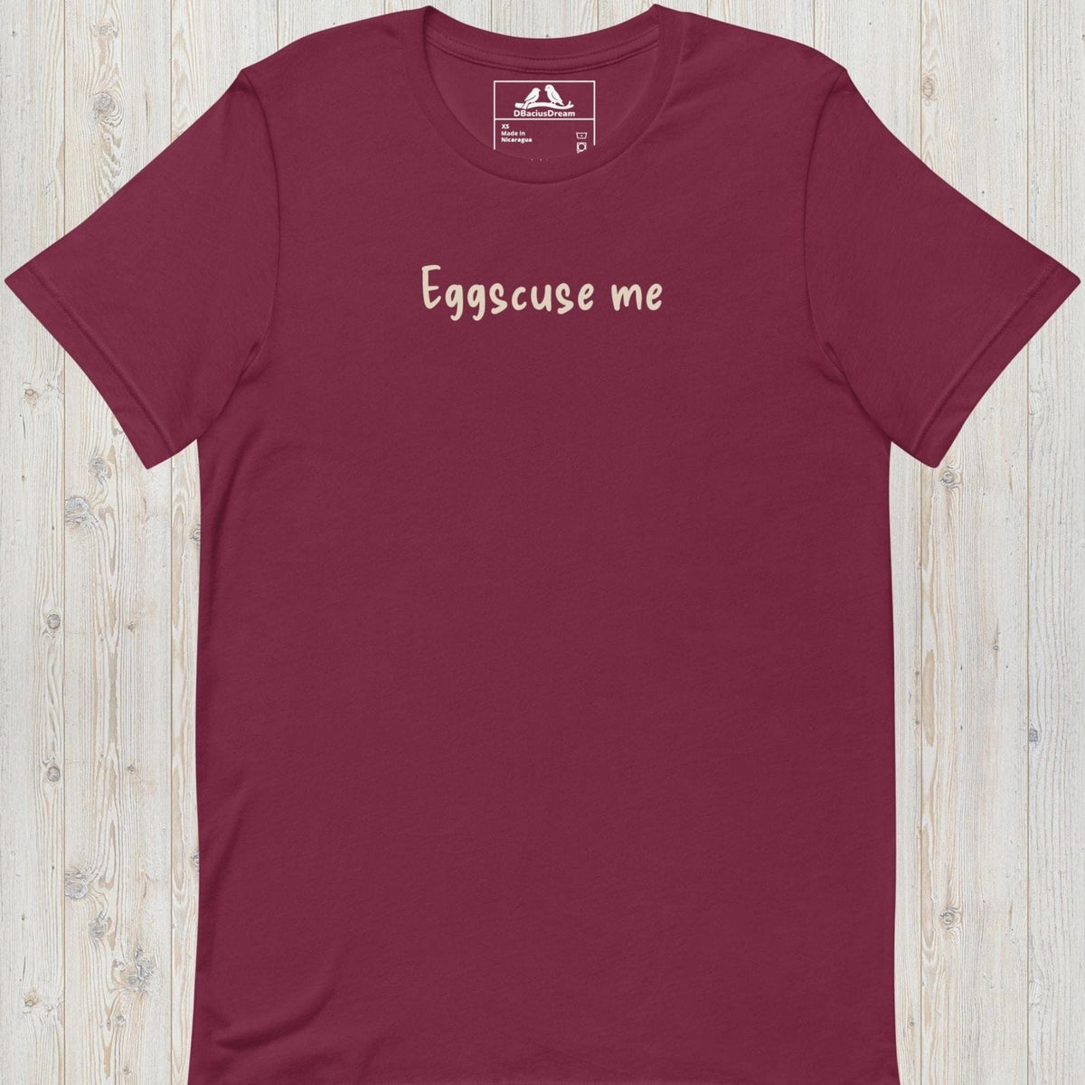 Eggscuse Me Unisex t-shirt