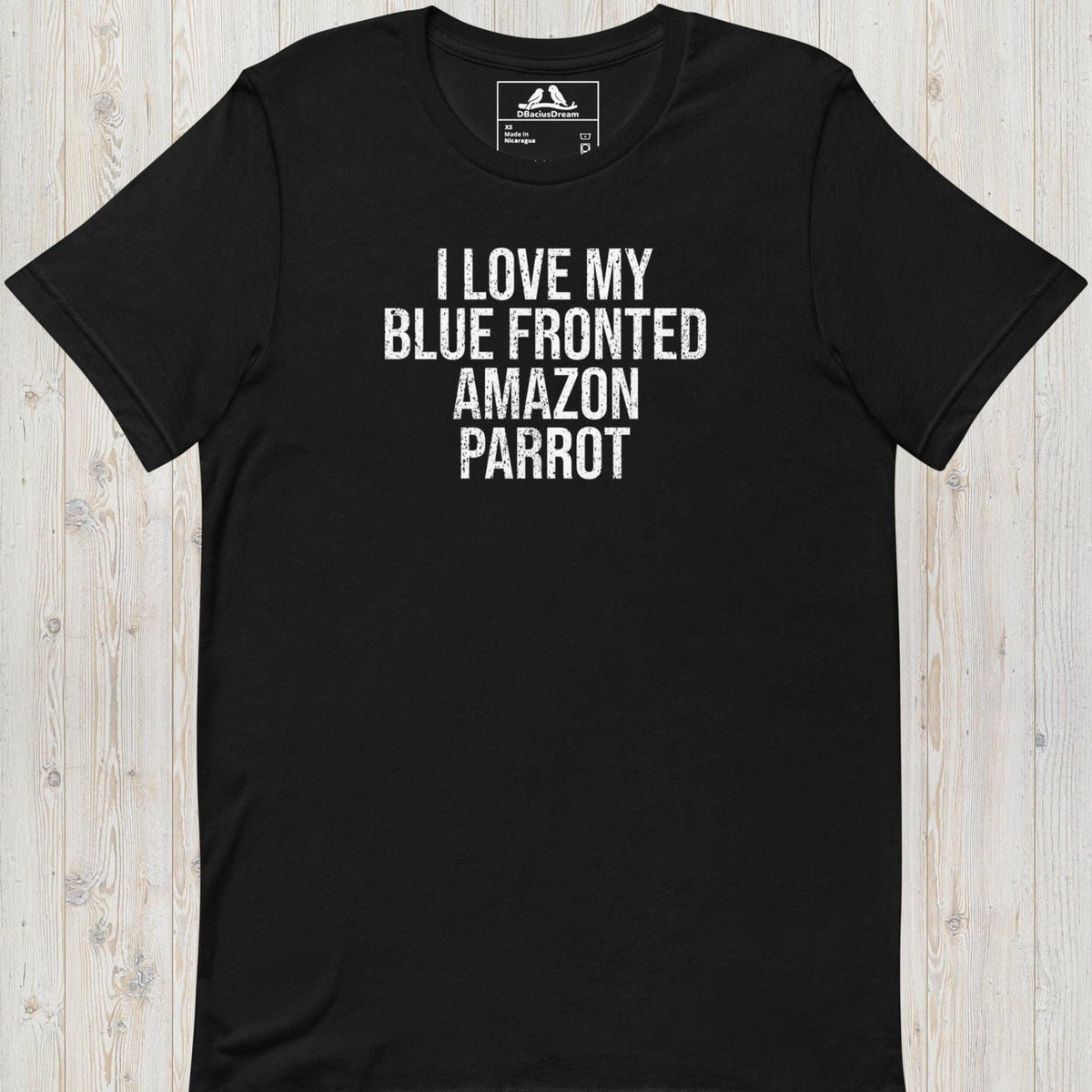 I Love My Blue Fronted Amazon Parrot Unisex t-shirt