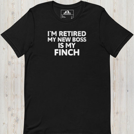 My New Boss Is My Finch Unisex t-shirt